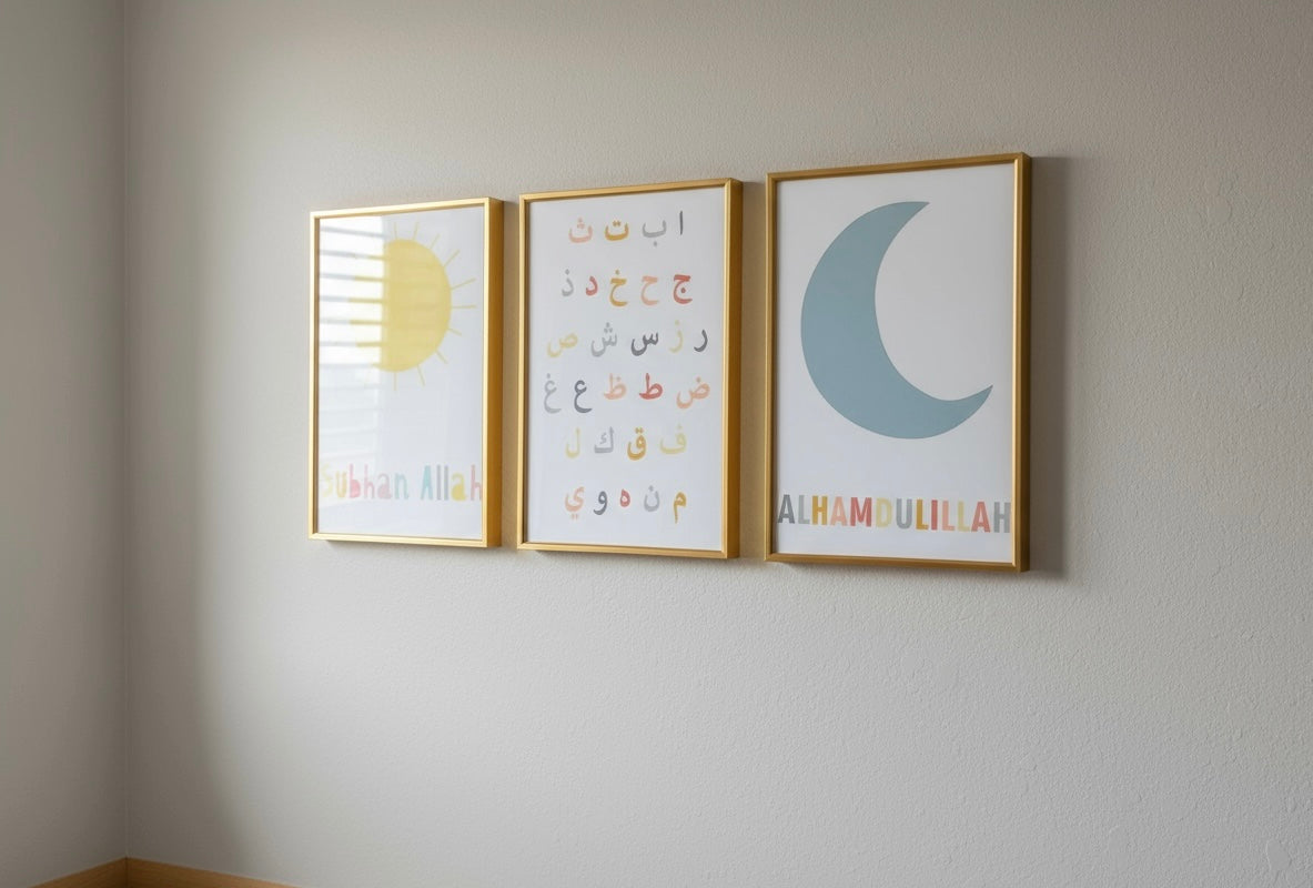 My First Arabic & Dhikr Print Trio